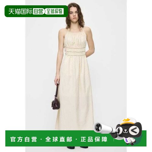 MOUSSY 波点吊带连衣裙长裙吊带裙