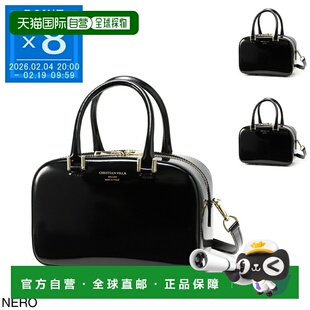 日本直邮Christian Villa 女士两用波士顿包 6337 黑色 JANET 中