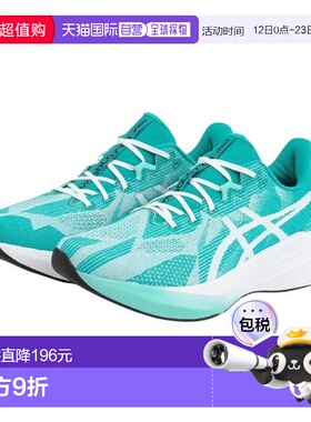 日本直邮ASICS 白色蓝色跑步运动鞋 [1011B983]亚瑟士