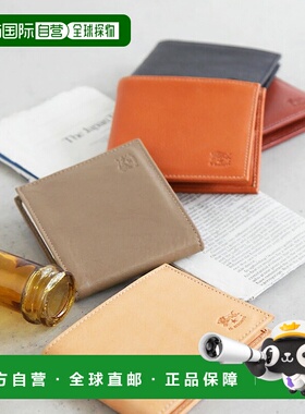 日本直邮41174-4 IL BISONTE 双折皮革钱包