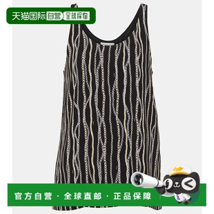 女士 1h可退 蔻依 Chloe 印花真丝背心上衣 香港直邮潮奢