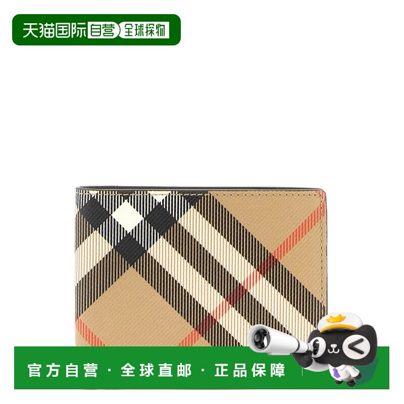 1h可退 香港直邮BURBERRY 男士钱包 8095693SAND SS2026 花色 Bur