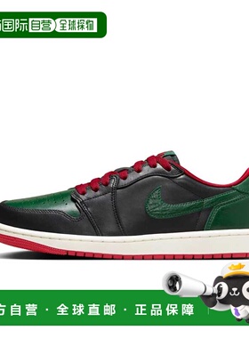 自营Nike Air Jordan 1 Retro Low OG 黑色/峡谷绿-Varsity 红 CZ