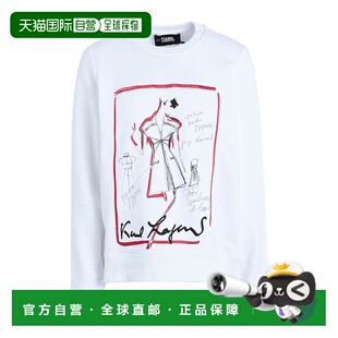LAGERFELD 女士卫衣 1h可退 KARL 有机棉 再生 美国直邮