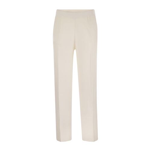 MAX MARA 女士休闲裤 1336015906001 AW2025 白色 松紧腰休闲裤