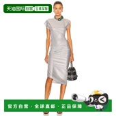 香港直邮潮奢 Rabanne 女士 1h可退 中长连衣裙 20PJRO007VI0222