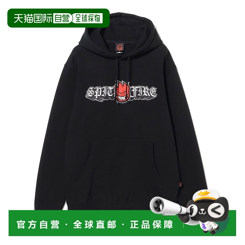 1h可退 日本直邮spitfire男装 加绒连帽衫 大胆刺绣设计 11132243