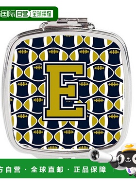 自营 Carolines Treasures CJ1074-ESCM 字母 E 足球蓝色和正品