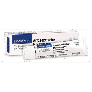 欧洲直邮德国药房Linola伤口愈合修复膏15g防感染杀菌消毒擦抓伤