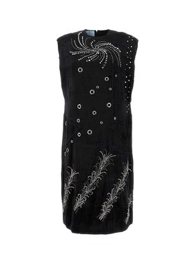 PRADA 女士连衣裙 P3M43RSOOO14YRF0002 SS2024 黑色