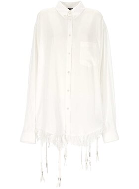 BALENCIAGA 女士衬衫 831656TRO379000 SS2025 白色