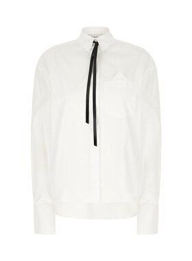 Sportmax 斯宝麦斯 女士 白色府绸衬衫 GESSO001