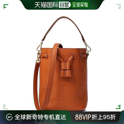 香港直邮潮奢 MCM 女士 Dessau Embroidered Monogram Leather Dr