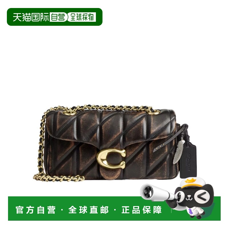 1h可退 香港直邮COACH 女士单肩包 CBH33IMY3W AW2025 黑色 Tabby