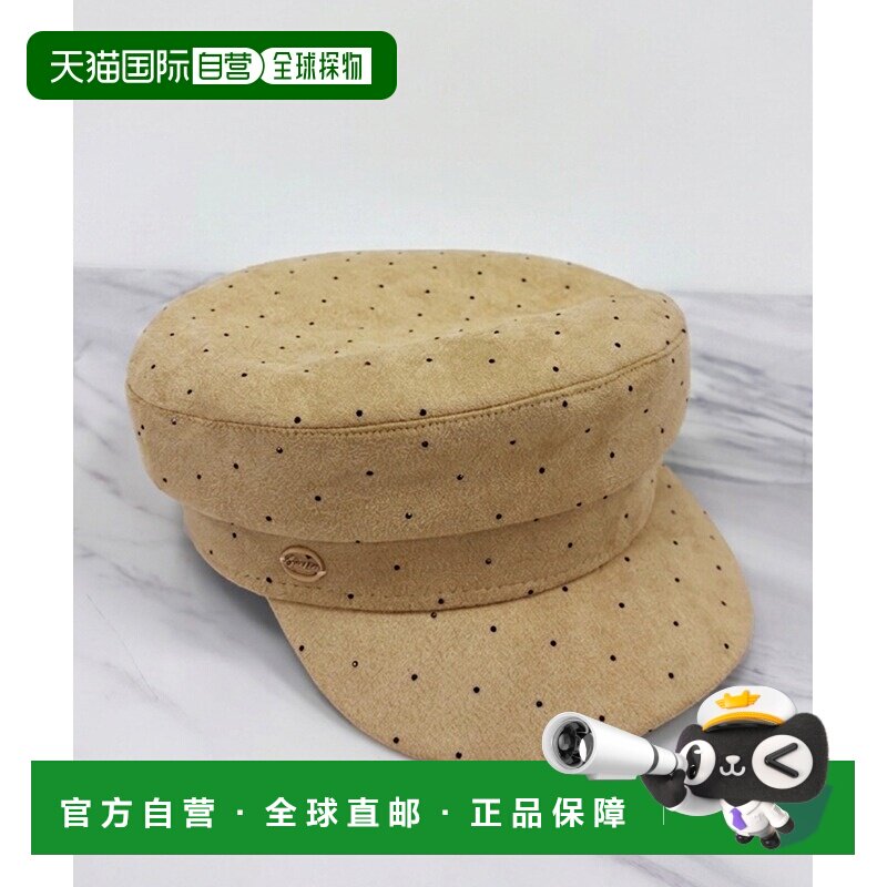日本直邮NICE CLAUP 女士 圆顶礼帽 波点设计法式复古风 01611806