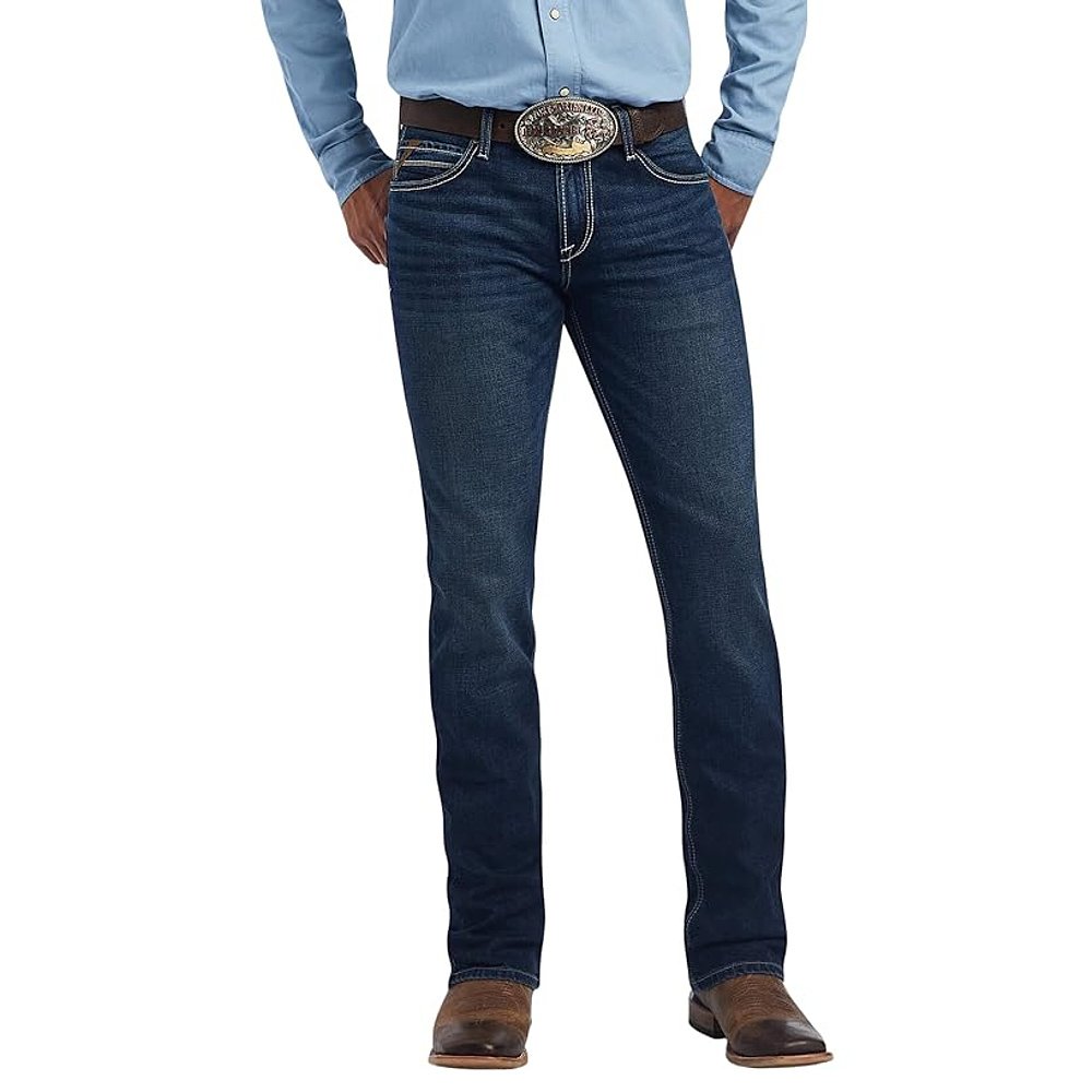 潮奢 ariat 男士 M7 Toro 修身直筒牛仔裤
