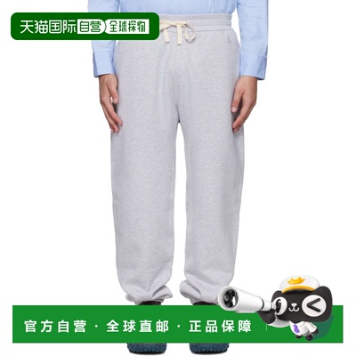 香港直邮Jil Sander 吉尔 桑达 男士 灰色 Embroidered Logo Flee