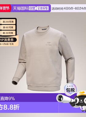 加拿大直邮始祖鸟Emblem Fleece 男款户外圆领抓绒套头长袖卫衣