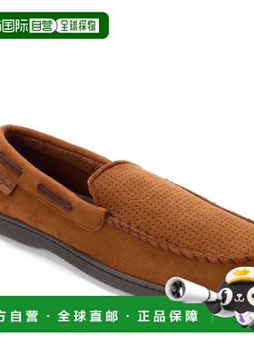 自营Dearfoams Men's Keaton Microsuede Moccasin House Shoe Sl