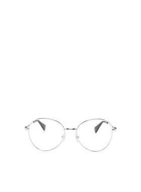 CARTIER 女士眼镜 CT0449O004 SS2024 白色 徽标平光镜