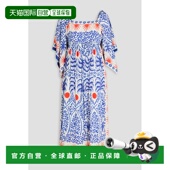 香港直邮FARM RIO 女士 1h可退 印花双绉中长连衣裙 303196AFTERN