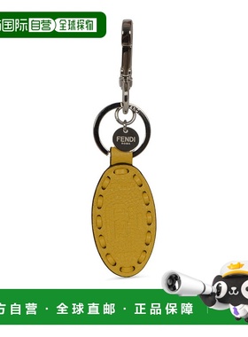 香港直邮FENDI 男士钥匙扣 7AS423QZYF0M8A AW2025 黄色 Keyring