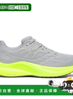 日本直邮Saucony Tempus 2 耐磨时尚运动休闲跑步鞋男女灰黄色