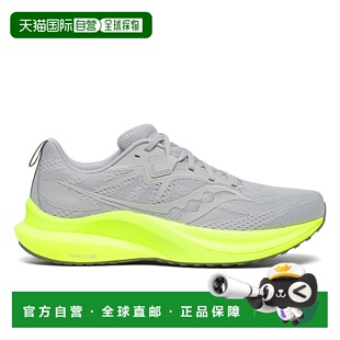 日本直邮Saucony Tempus 2 耐磨时尚运动休闲跑步鞋男女灰黄色
