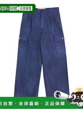 香港直邮Valentino 工装牛仔裤 VDD04DB2P阔腿裤直筒裤