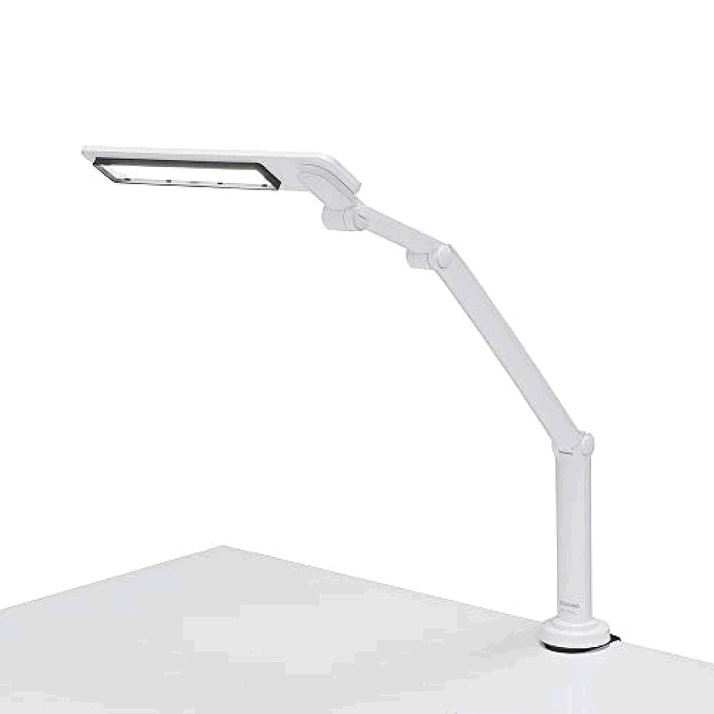 【日本直邮】爱丽丝角度调节双用LED台灯3000lx白色 LDL-701CL-W