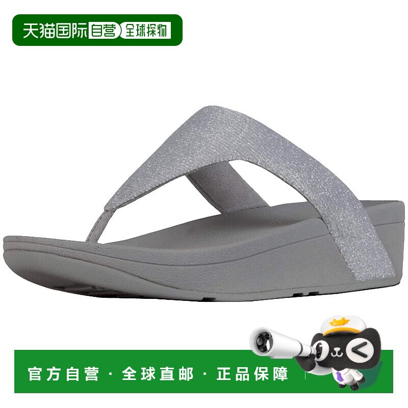 自营FitFlop Lottie Glitzy Toe Post Silver  R25-011-050 Women