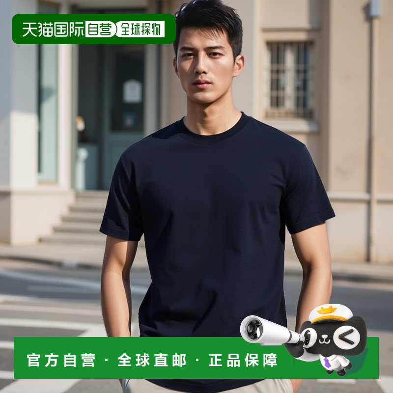 1h可退 香港直邮GIVENCHY 男士T恤 BM71NK3YRJ499 AW2025 蓝色