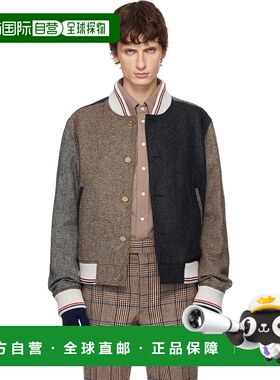 1h可退 香港直邮Thom Browne 汤姆 布朗 男士 多色纽扣棒球夹克 M