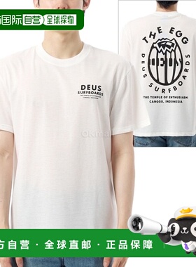 韩国直邮DEUS 鸡蛋 T 恤 (DMP251001B-VWH) 短袖/无袖