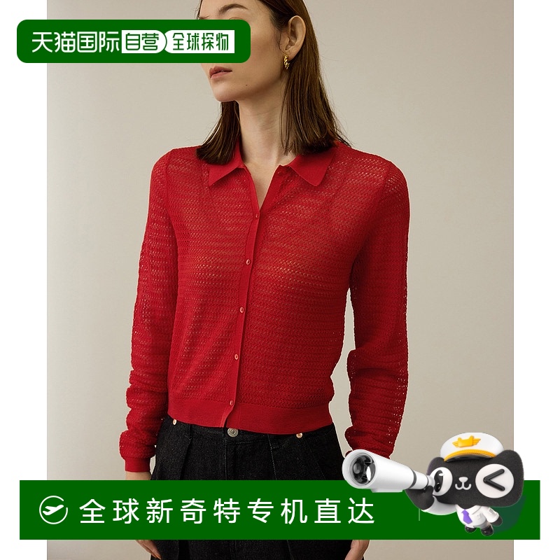 1h可退 日本直邮ROPE' 女士羊毛透视编织开衫 2025AGGK25010