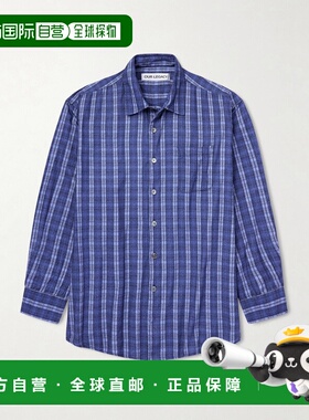 1h可退 香港直邮潮奢 Our Legacy 男士 Borrowed 宽松款格纹棉质