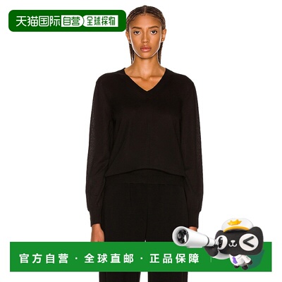 1h可退 香港直邮The Row 女士 Stockwell 毛衣 5581Y498 black黑