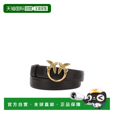 香港直邮PINKO 女士腰带 100125A0F1M32Q SS2025 黑色 搭扣腰带