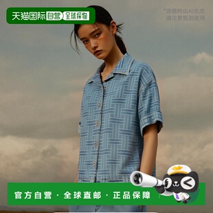 SS2025 FF52DC2496J4DB 蓝色 短袖 香港直邮KENZO 衬衫 女士衬衫