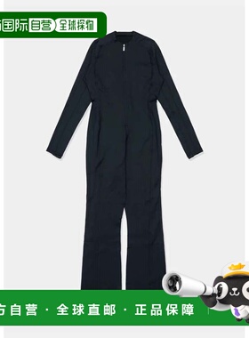 Black Women's Woven Jumpsuit耐克