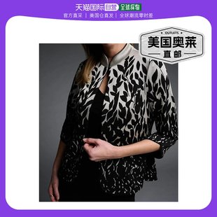 black white joseph Jacket Shimmer Black ribkoffShimmer