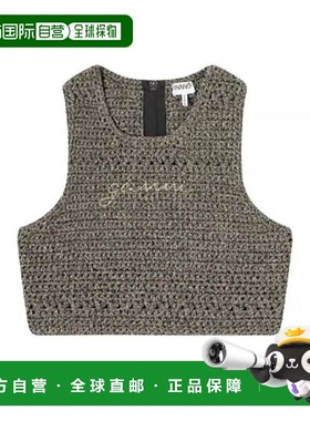 韩国直邮Gani 无袖T恤 K1910319 黑金 DOM