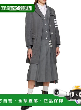香港直邮THOM BROWNE 女士半身裙 FGC400V06146035 CO 黑色 Pleat