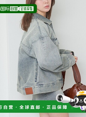 1h可退 日本直邮Ray Cassin 女士双拉链宽松牛仔夹克 RCN1051107A