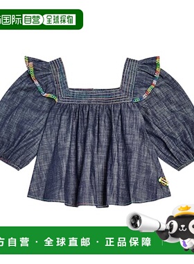 香港直邮ZIMMERMANN 女童 Alight 牛仔上衣童装 blue蓝色 舒适时