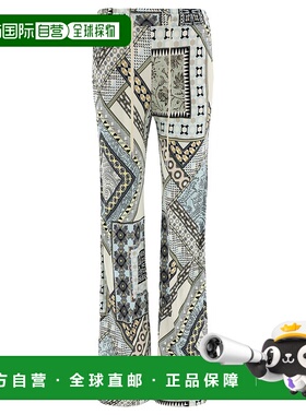 1h可退 香港直邮ETRO 女士休闲裤 122354580250 SS2023 浅蓝色 Jo