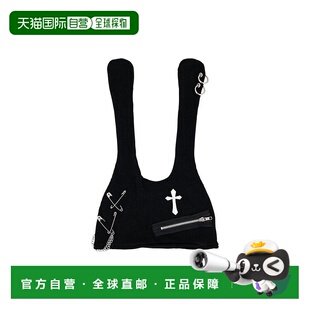 日本直邮日潮 ACDC RAG 冥闇 乌兔耳交叉帽帽子针织配饰