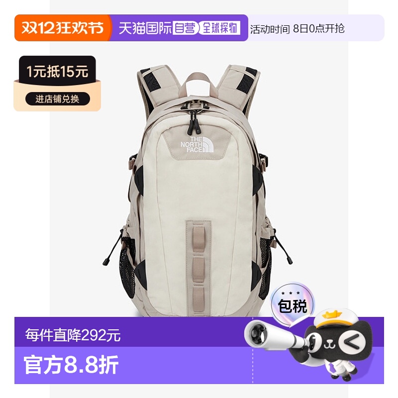 韩国直邮THE NORTH FACE 北面24年休闲百搭双肩背包NM2DQ02C尼龙