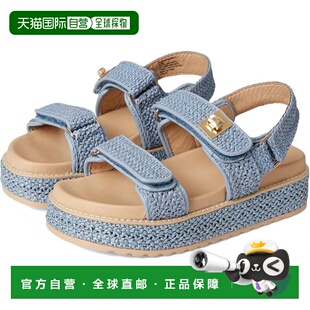 自营Women's Steve Madden Bigmona Sandal Blue Adjustable Stra