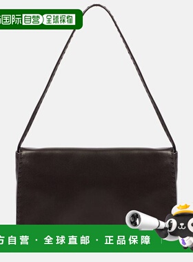 1h可退 香港直邮The Row 女士 Nuance 皮革肩包 000954 brown棕色